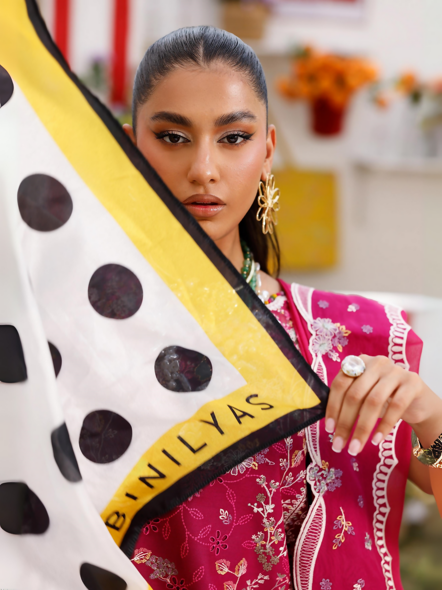 Binilyas Carnival Lawn Embroidered Unstitched 3 Piece Suit-35B