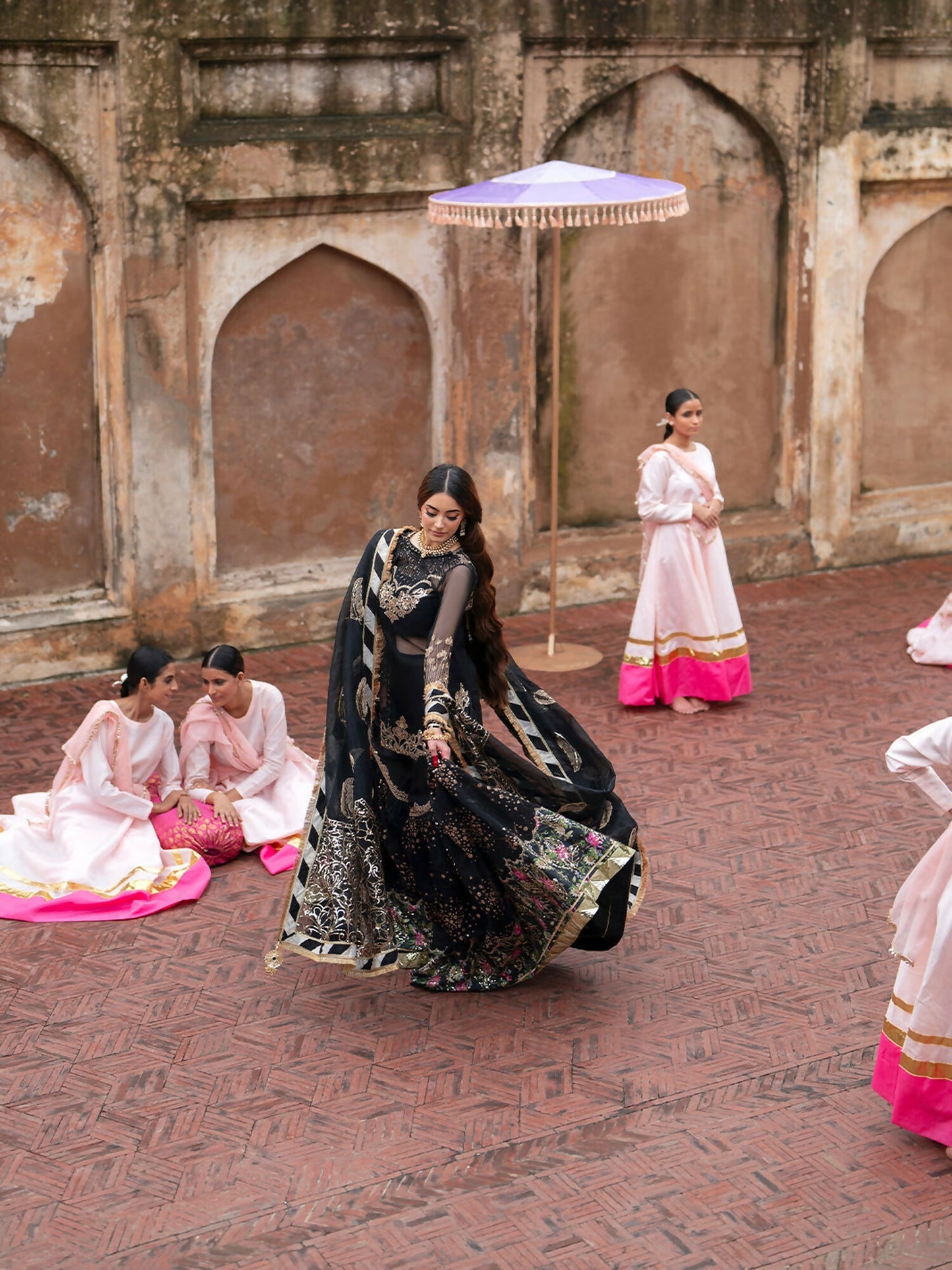 Parishay Ranibagh Luxury Formals Organza Embroidered Stitched 3-Piece Suit-Zariya