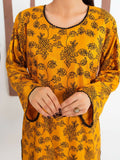 Stylish Collection Enchant Pret Linen Printed Co-Ord Set-Gulaab Mustard