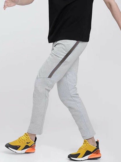 Funky's Plain Temper Terry Tape Fashion Prime Trousers-12747