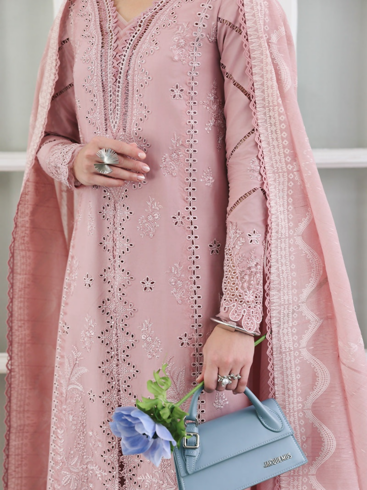 Qalamkar Qline Lawn Drop-1 Embroidered Unstitched 3-Piece Suit-RP-06-Noore