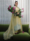 Qalamkar Chikankari Eid Edit'26 Lawn Embroidered Unstitched 3-Piece Suit-CM-02 Ayla