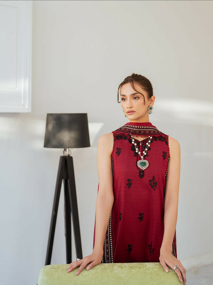 Mahnur Sera Pret'26 Jacquard Embroidered Unstitched 3-Piece Suit-SP-09