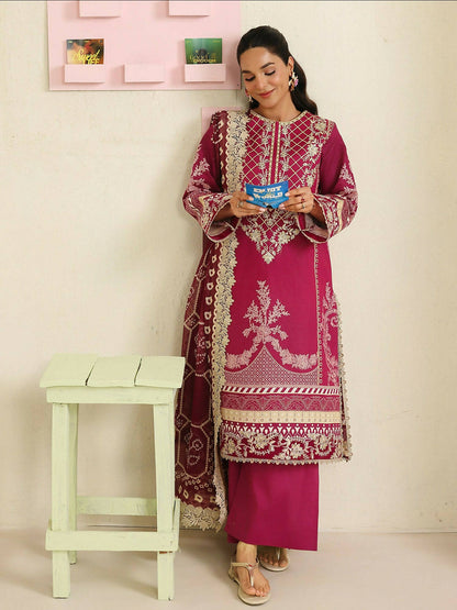 Mahnur Anaya Summer Vol 2 Lawn Embroidered Unstitched 3-Piece Suit-AN-2-20