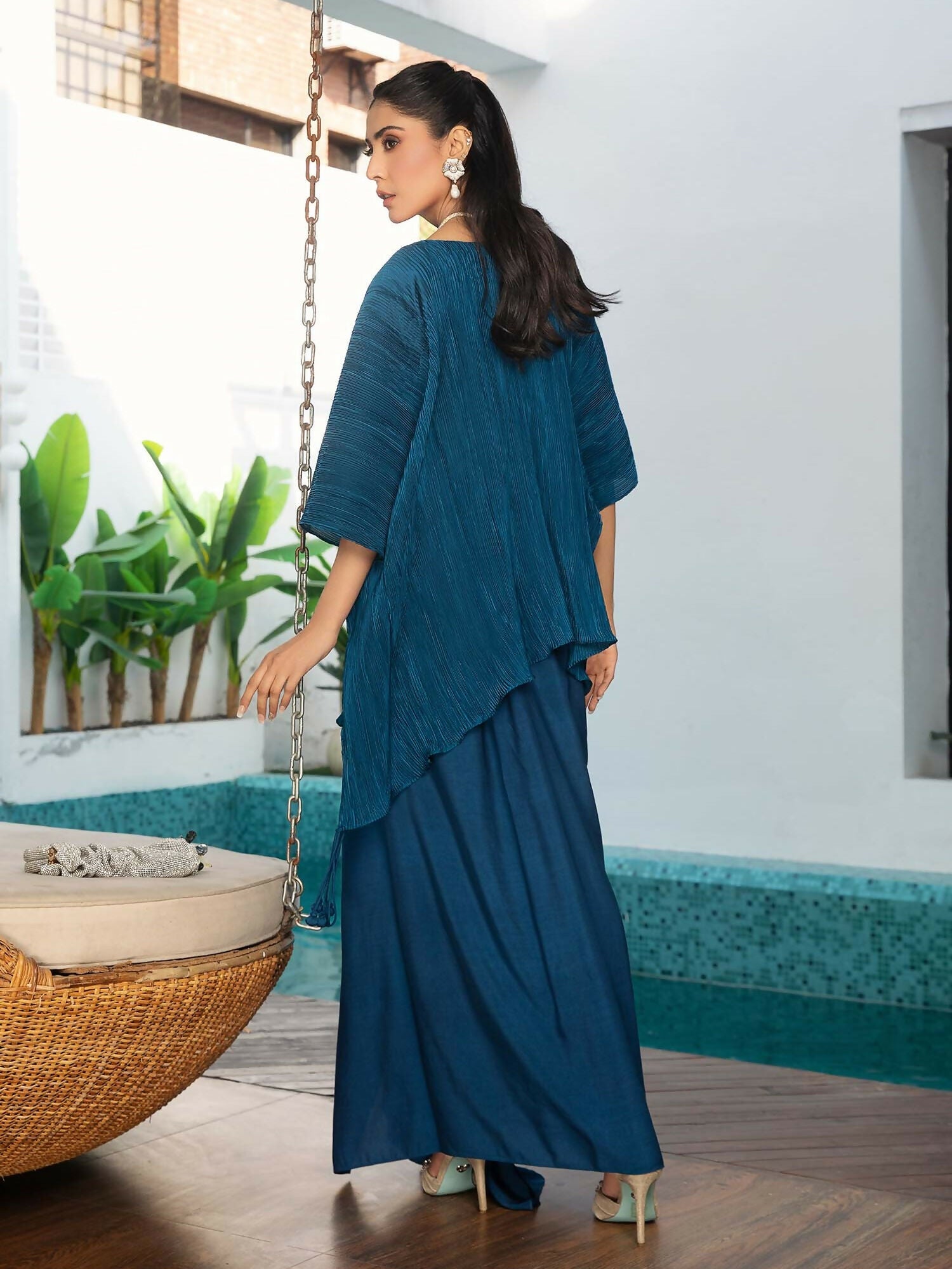 Shiza Hassan Sublime Luxury Pret Silk Embellished Stitched 2-Piece Suit-Elana