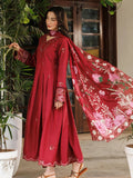 Panache Apparel Mistfall Ramadan Edit Cotton Embroidered Stitched Suit-Blush Reverie