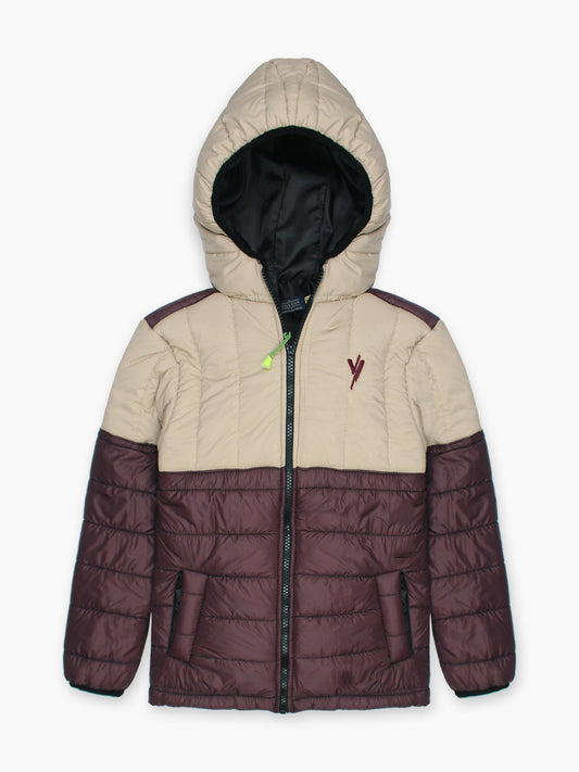 Velvour Full Sleeves Hooded Puffer Jacket-VJ010-B