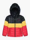 Velvour Full Sleeves Hooded Puffer Jacket-VJ25-A