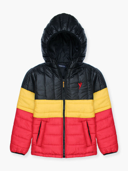 Velvour Full Sleeves Hooded Puffer Jacket-VJ25-A