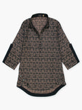 Velvour Girls Cotton Printed Stitched Tunic-VG124-B