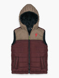 Velvour Sleeveless Hooded Puffer Jacket-VJ26-D
