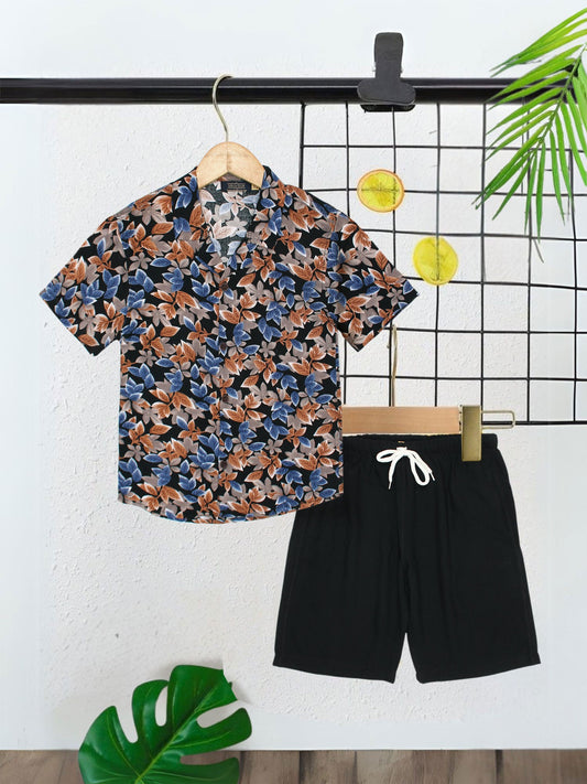 Velvour Soft Linen Printed Co-Ord Set-VC23