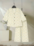 Velvour Girls Cotton Printed Co-Ord Set-VG165-A
