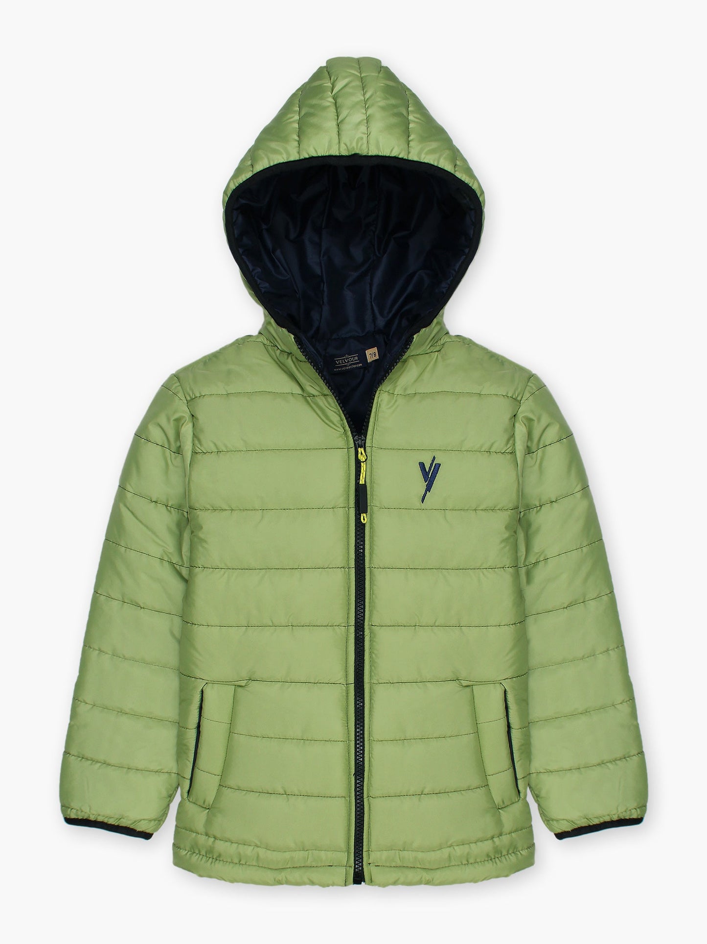 Velvour Full Sleeves Hooded Puffer Jacket-VJ20-D