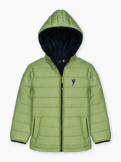 Velvour Full Sleeves Hooded Puffer Jacket-VJ20-D