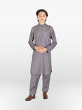 Velvour Boys Cotton Embroidered Stitched Kurta Shalwar Suit-VB201-D