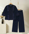 Velvour Girls Cotton Embroidered Co-Ord Set-VG150-D