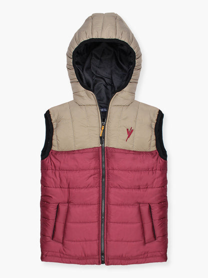 Velvour Sleeveless Hooded Puffer Jacket-VJ26-C