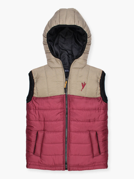 Velvour Sleeveless Hooded Puffer Jacket-VJ26-C