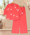Velvour Girls Cotton Embroidered Co-Ord Set-VG178-A