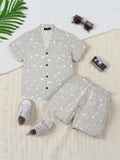 Velvour Soft linen Printed Co-Ord Set-VC34