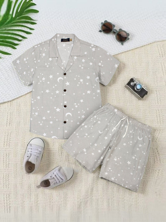 Velvour Soft linen Printed Co-Ord Set-VC34