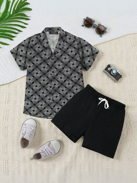 Velvour Soft Linen Printed Co-Ord Set-VC18