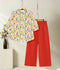 Velvour Girls Cotton Printed Co-Ord Set-VG152-A