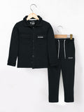 Velvour Fleece Mock Neck Tracksuit-VWT26-B