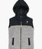 Velvour Sleeveless Hooded Fur Jacket-VJ42-A