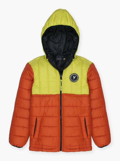 Velvour Full Sleeves Hooded Puffer Jacket-VJ51-A