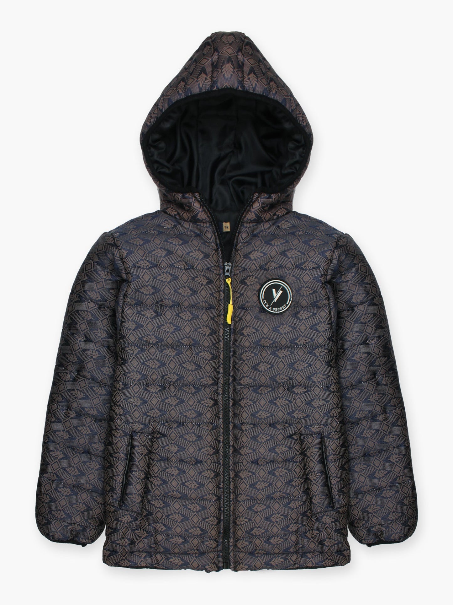 Velvour Full Sleeves Hooded Puffer Jacket-VJ52-A