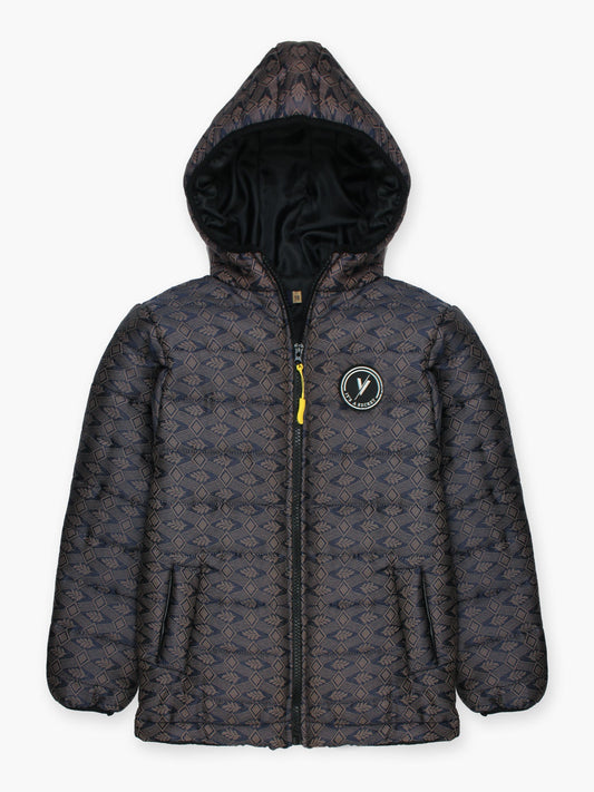 Velvour Full Sleeves Hooded Puffer Jacket-VJ52-A