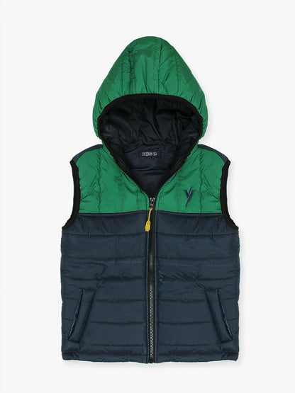 Velvour Sleeveless Hooded Puffer Jacket-VJ06-C