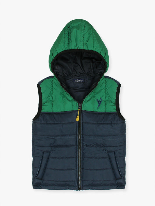 Velvour Sleeveless Hooded Puffer Jacket-VJ06-C