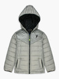 Velvour Full Sleeves Hooded Puffer Jacket-VJ24-A