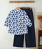 Velvour Girls Cotton Printed Co-Ord Set-VG144-B