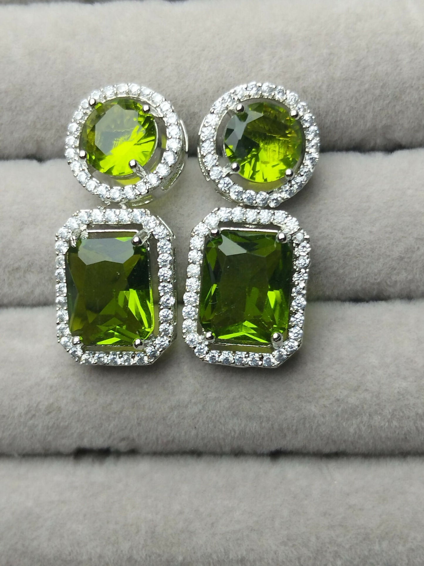 H&A Jewellery One Carat American Diamond Earrings