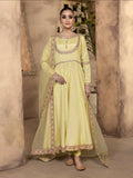 Hemstitch Raw Silk Embellished Stitched Pishwas-Sehar