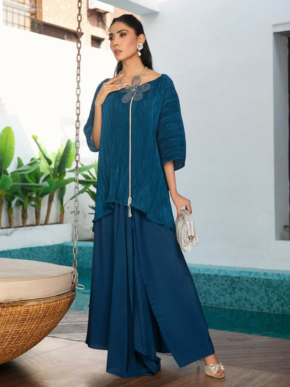 Shiza Hassan Sublime Luxury Pret Silk Embellished Stitched 2-Piece Suit-Elana