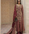 Shiza Hassan Chap Tilak Formals Pure Tusser Silk Embroidered Stitched 3-Piece Suit–Crimson