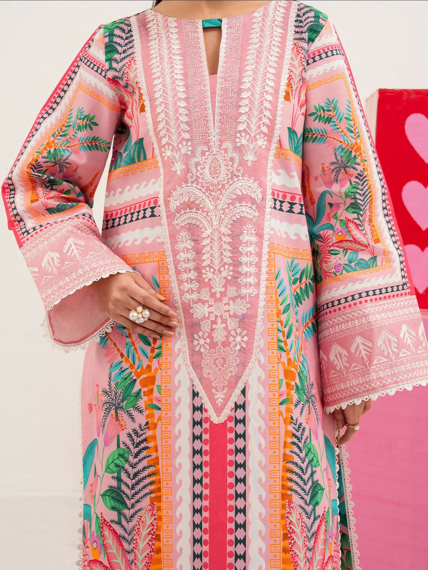 Mahnur Anaya Lawn Vol-1 Embroidered Stitched 3-Piece Suit-ANA-008