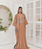 Farooq Hameed Studio Velvet Embroidered Kaftan Set-Dia