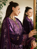 Mahnur Kaia Slub Linen Embroidered Unstitched 3-Piece Suit-K- 01