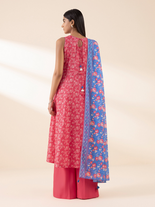 Sapphire Lawn Printed Unstitched 3-Piece Suit