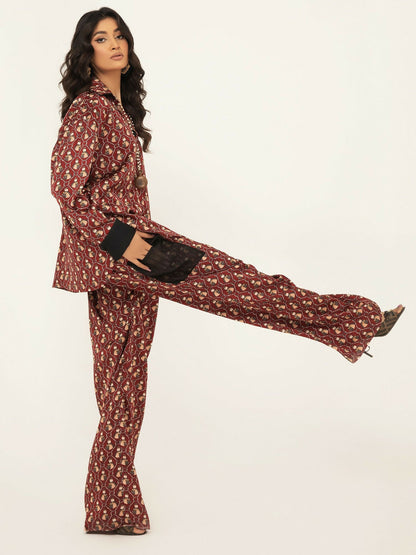 Shiza Hassan SH West Rod Silk Printed Co-Ord Set-Mayra