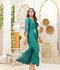Ruby's Couture Poshak Silk Embellished Kaftan Set-Neelam