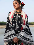 Hussain Rehar Karandi'25 Embroidered Unstitched 3-Piece Suit-Rose