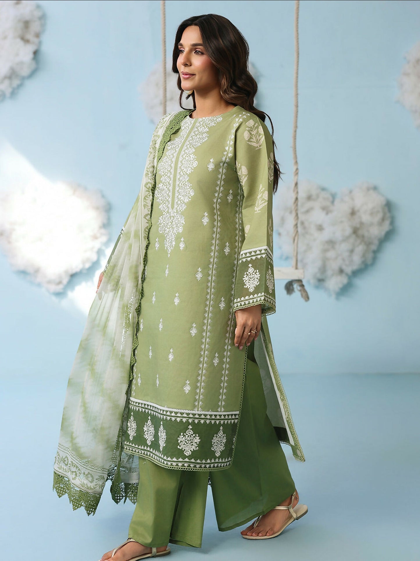 Mahnur Anaya Vol.2 Lawn Embroidered Stitched 3-Piece Suit-AN-2-16