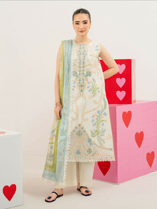 Mahnur Anaya Lawn Vol-1 Embroidered Stitched 3-Piece Suit-ANA-010